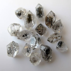 10 Pieces 6mm To 10mm Herkimer Diamond Loose, Raw Rough Herkimer Diamond Loose Gemstone, GDS882