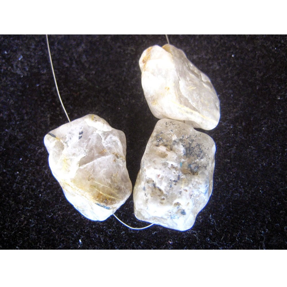 Raw Gold Rutile Quartz Loose, Rutilated Quartz Rough Stone, Large 1mm ...