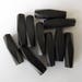 10 Pieces Cylinder Shaped Hand Carved Ebony Wood Beads, Smooth Long Drum Wooden Bead Pendant, Wooden Supplies Jewelry, GDS1045/15