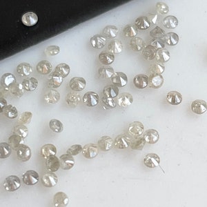 1mm/1.3mm/1.5mm/1.75mm/2mm/2.5mm/3mm Round Brilliant Cut White Melee Diamonds Loose, Faceted Natural Accent Diamonds For Jewelry, DDS701/5