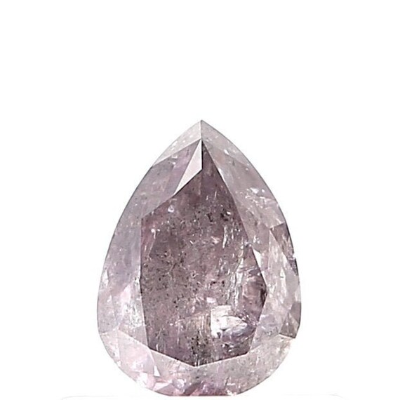 5.9mm 0.34ctw Fancy Light Pink I3 Clarity Pear Shaped Faceted