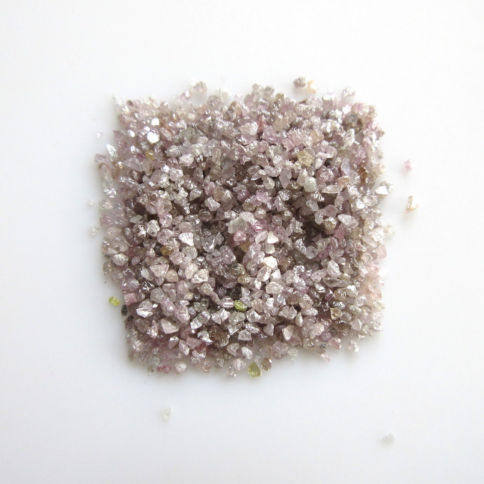 5 Carats Natural Raw Diamond Dust Black Blue Yellow White Etsy