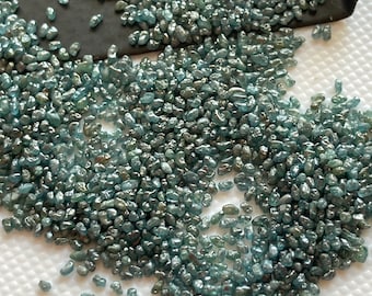 5CTW/50CTW Natural Blue Rare Smooth Diamond Dust, Natural Raw Rough Uncut Diamond Dust For Jewelry, DDS684/9