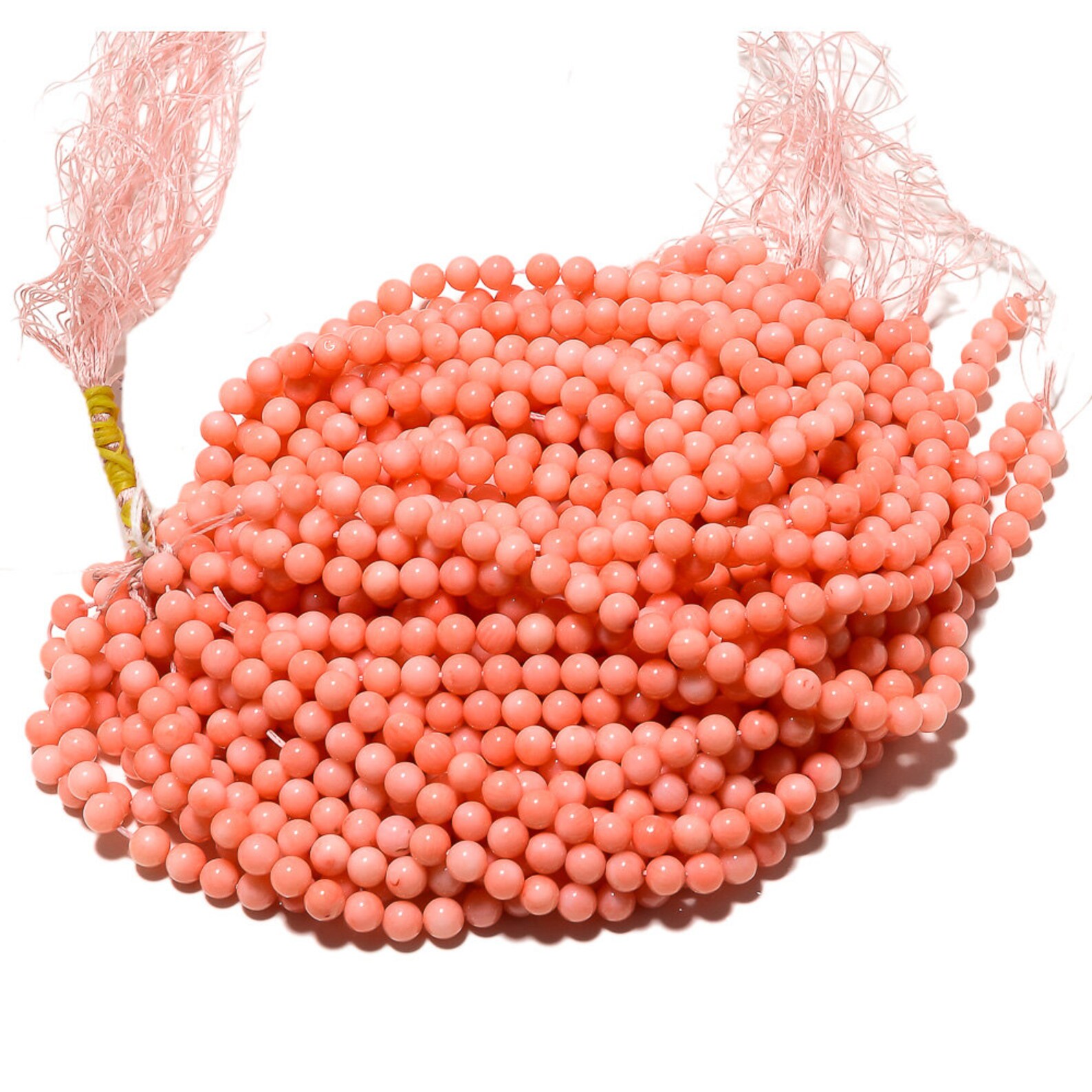 10 Strands Wholesale Pink Coral Beads Coral Round Beads 5mm Etsy