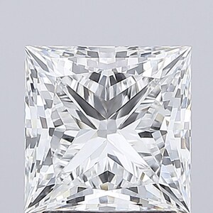 IGI Certified 2.52CTW D/VVS2 Princess Cut Lab Grown Diamond Loose For Jewelry Making Engagement Ring, CVD Ready To Ship, TV1294