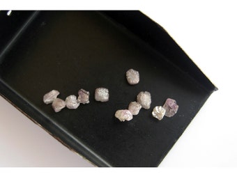 1 Piece 4mm Natural Rough Pink Diamond Loose Stone for Jewelry Making - Raw, Uncut Diamond