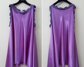 Purple Full Swing satin nightgown-