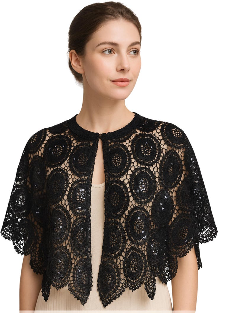 Guipure lace: A heavy lace without a net background, where the motifs are connected by bars or plaits rather than mesh. It's often ornate and elegant, commonly used in bridal wear, evening gowns, and high-end fashion.