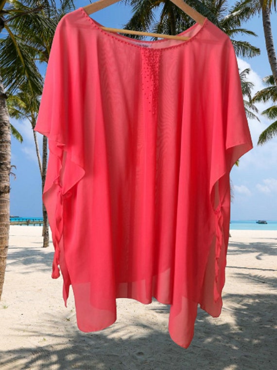 chiffon poncho plus size