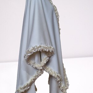 Off White Cashmere Cape, Shawl :The high quality craftsmanship ensures this cape will last for years to come.