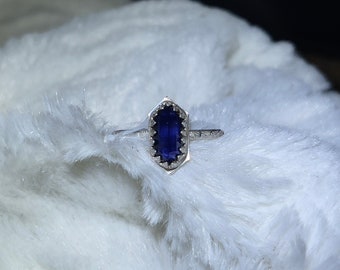 Sterling Silver Iolite Ring