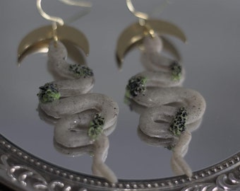 Mossy Snakes with Brass Moons