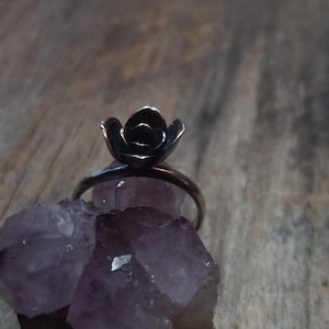 Sterling Silver Succulent Ring