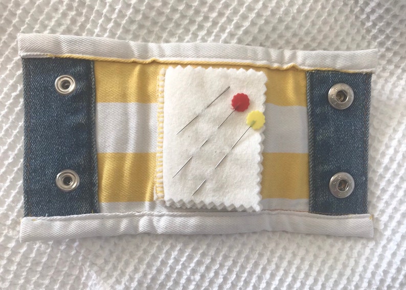 Sewing kit/case recycled denim Etsy