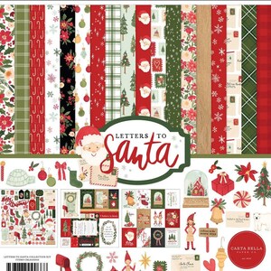 Carta Bella Letters To Santa Christmas Crafter's Mega Bundle Home Decorations Scrapbooking Card Making