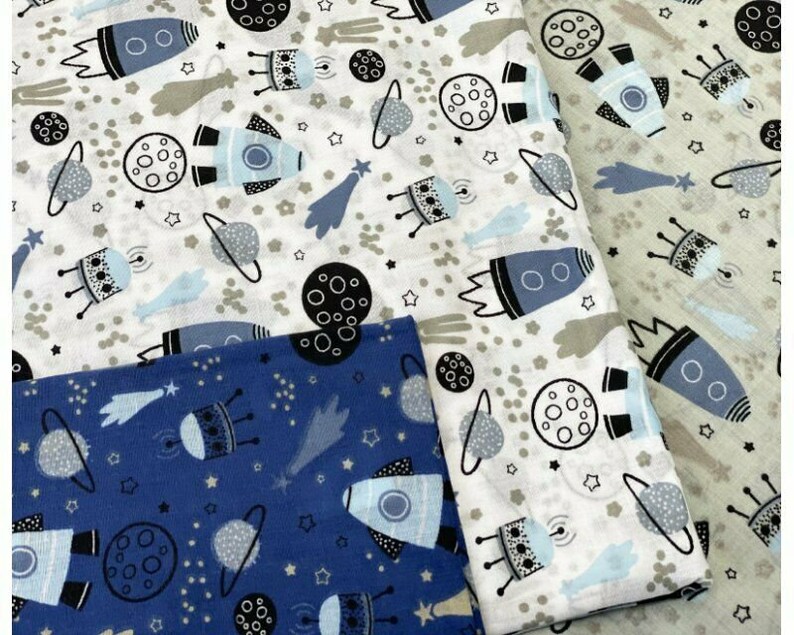 Childrens Fabric Polycotton Kids Craft Boys Girls Dresses Mask Half Meter Design