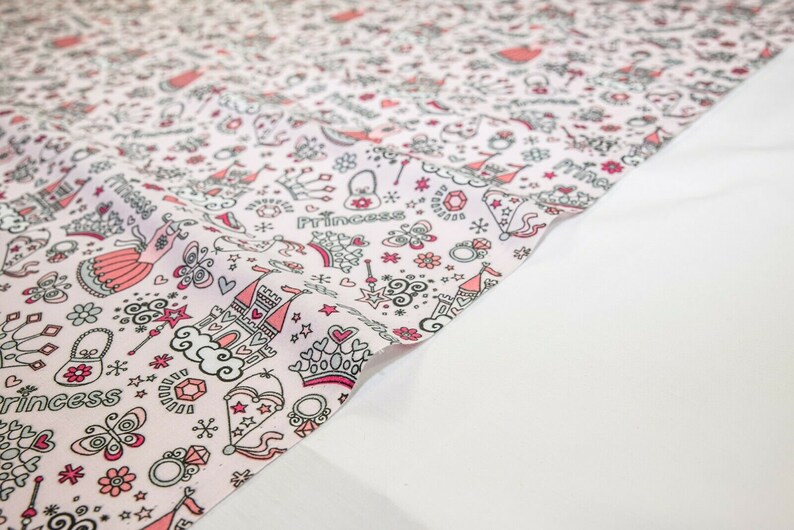 Childrens Fabric Polycotton Kids Craft Boys Girls Dresses Mask Half Meter Design