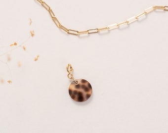 Pendentif Seulementen Or Gold filled 14 carats de style minimal chic, Collier BALI