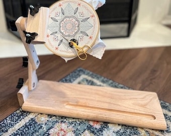K's Creations UNSTAINED Z-frame Lap Frame Needlework Stand | Holds
