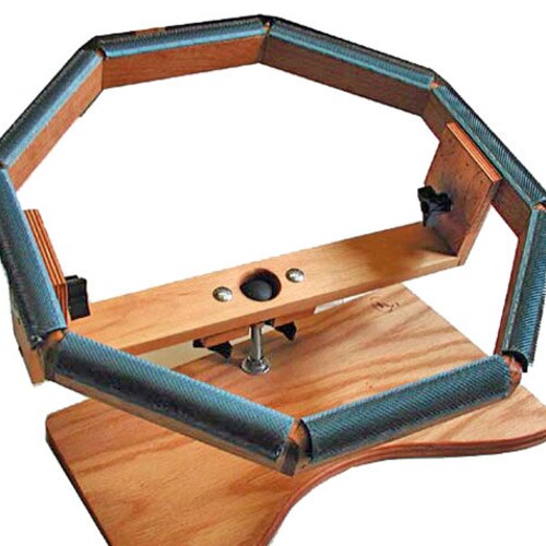 STAINED 14 Octagonal Rug Hooking Lap Frame 14 Etsy