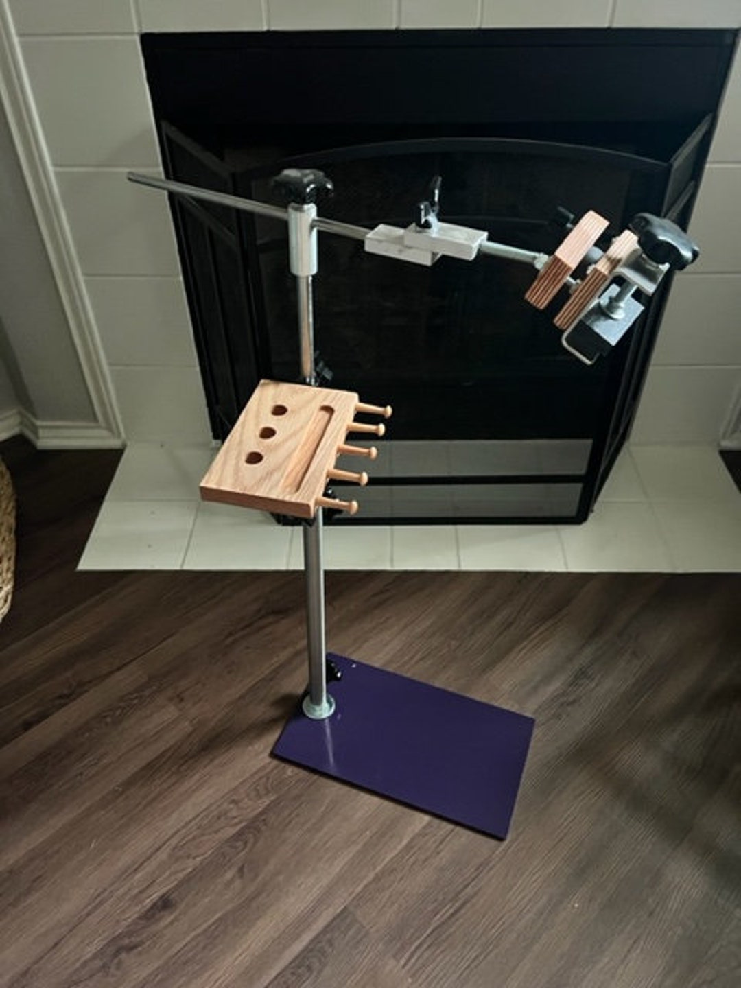 K's Creations Metal Needlework Floor Stand With Purple Base! NEW!!!! - Etsy