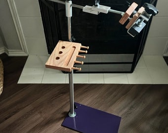 K's Creations Metal Needlework Floor Stand with Purple base! NEW!!!!