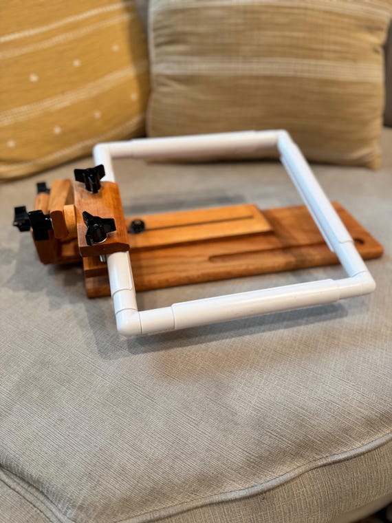 ZFCL A | K's Creations Stained Adjustable Z-frame Lap Frame