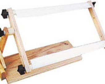 K's Creations STAINED Z-frame Lap Frame Needlework Stand Holds Qsnaps, Stretcher  Bars, & Scroll Frames up to 22 