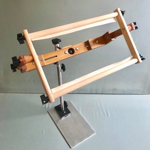 K&#39;s Creations Metal Needlework Stand with Scroll Frame free Canvas Clips!