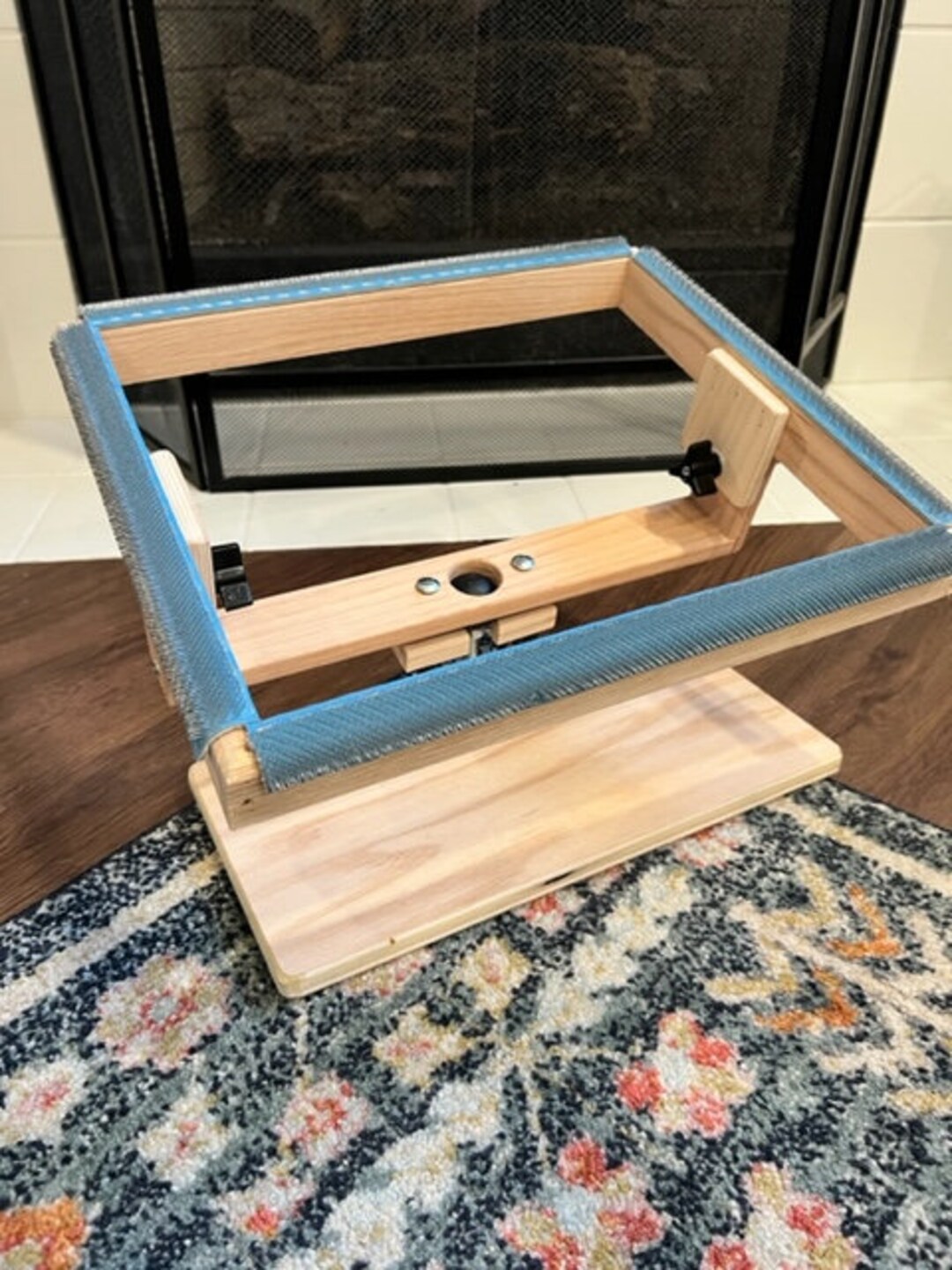 UNSTAINED Swivel Rug Hooking Lap Frame 11x14 Inside Hooking Area Etsy