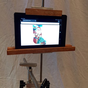 Tablet Holder For K&#39;s Stainless Steel Floor Stand