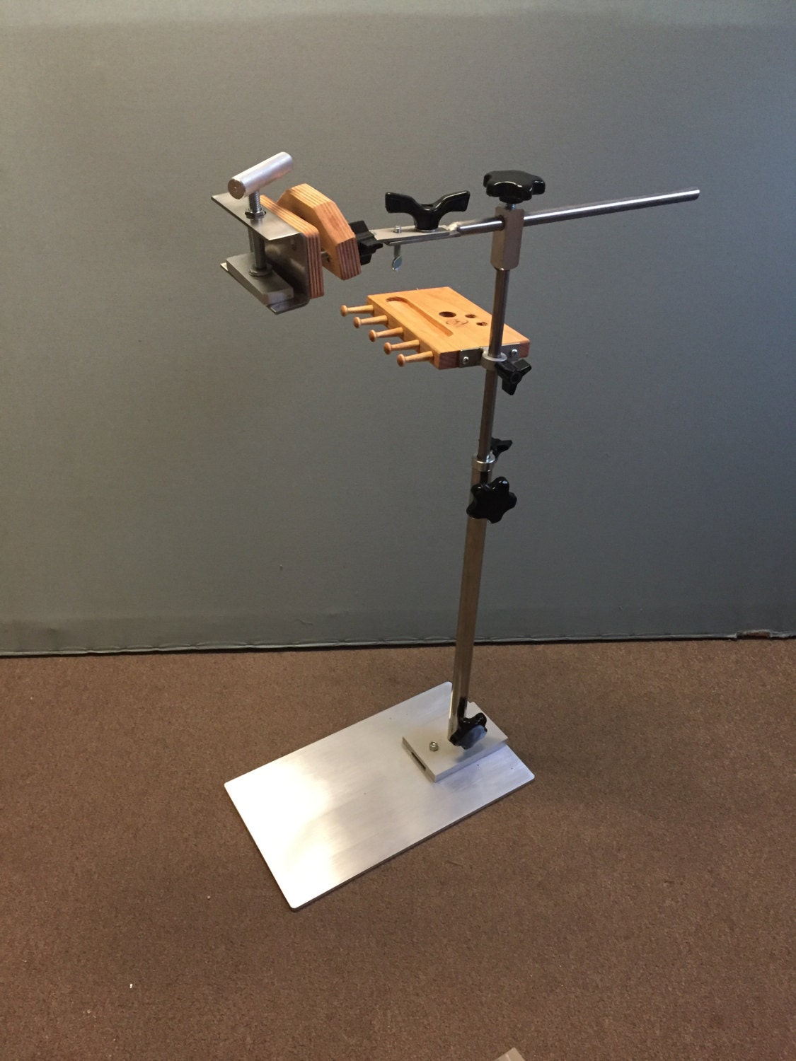 Ks Creations Metal Needlework Floor Stand with free scroll frame adapter!
