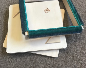 10&quot; Punch Needle Frame on Lazy Susan Base