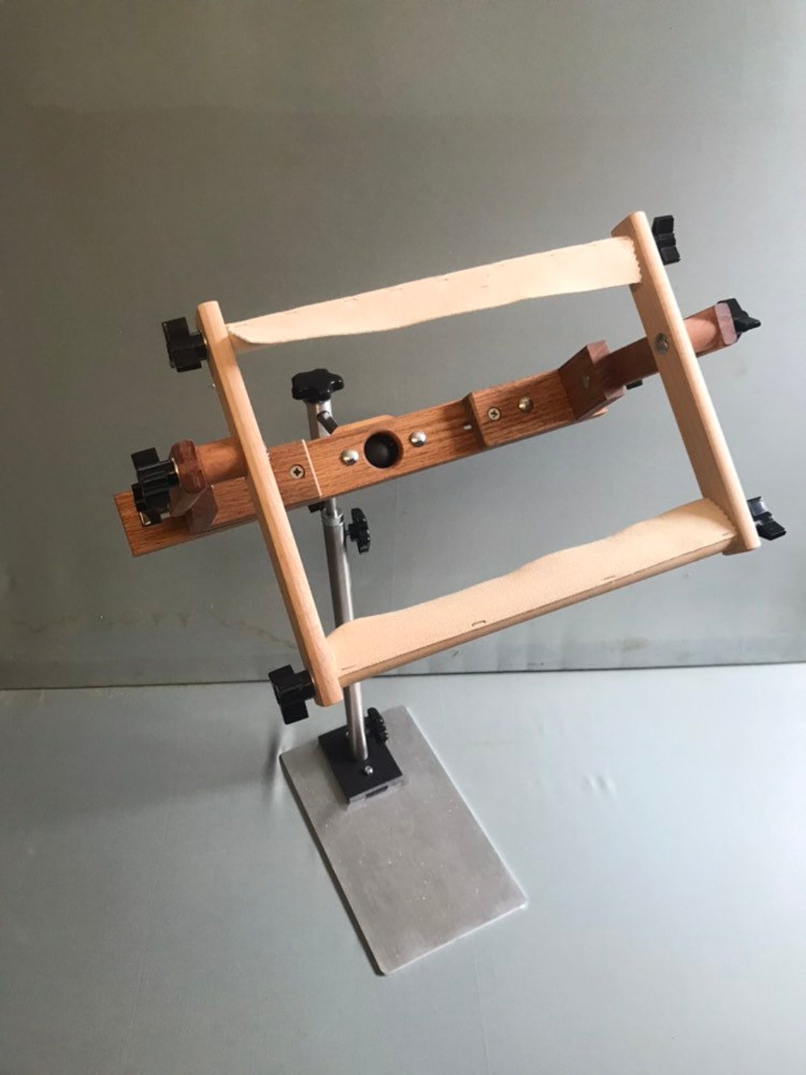 K's Creations Metal Needlework Stand with Scroll Frame Etsy