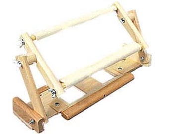 K's Creations BABY Original Needlework LapFrame | Comes with 13" Scroll Frame | Holds Pieces 9" to 13"