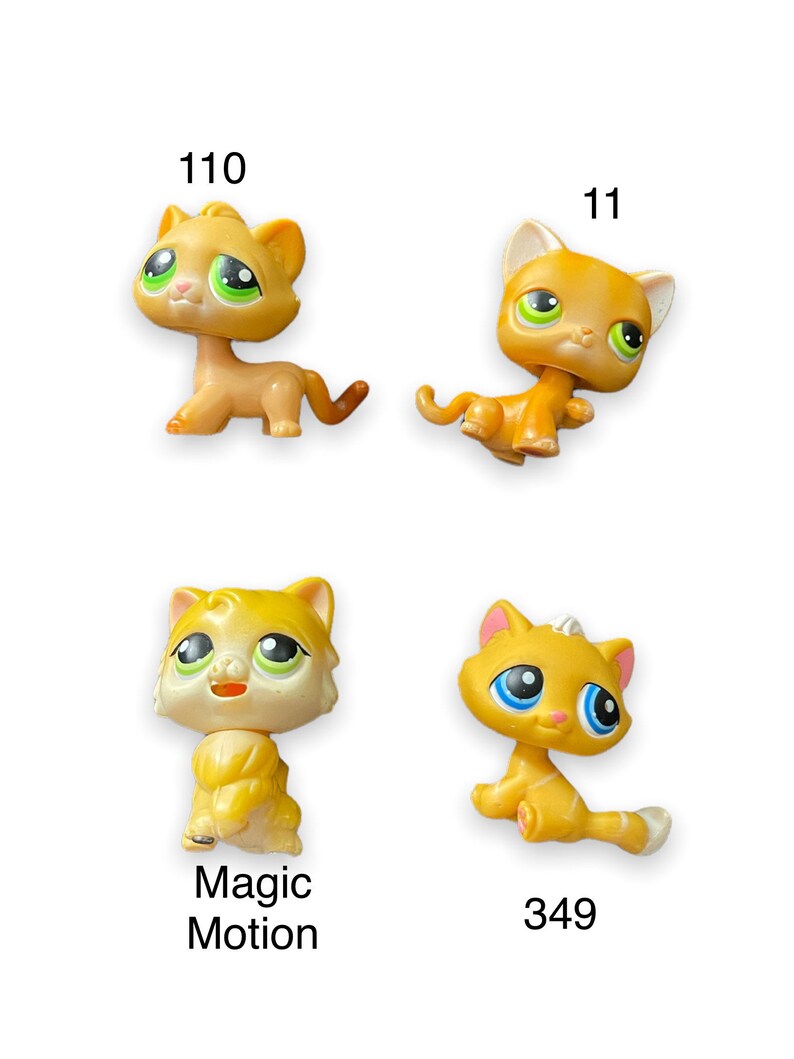 Pickyourown Littlest Pet Shop Cat Figurine 2000s Y2K 100 Etsy
