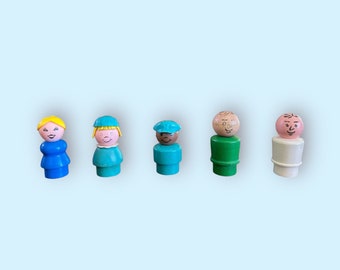 Such Dir Deinen eigenen Fischerpreis aus Little People Peg People aus