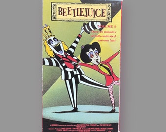 1989 Cartoon Beetlejuice VOL. 3 VHS Warner Bros