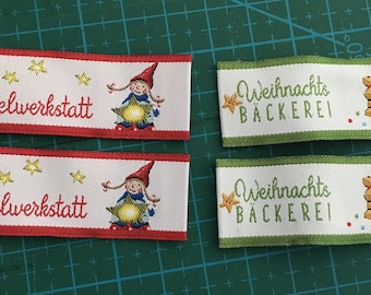 4 Labels Weihnachten