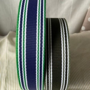 Webbing striped in 2 colours