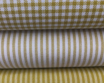 Cotton fabric 3 different classics