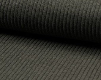 Coarse knit cuffs "dark grey melange"