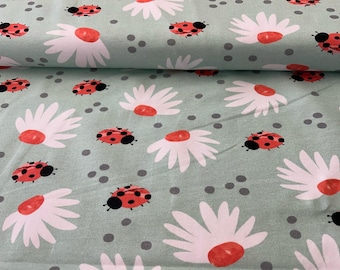 Shirt fabric “Ladybug”