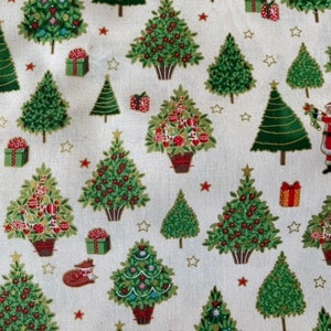 Christmas fabric "Merry Christmas"