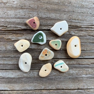 Sea Pottery Beads