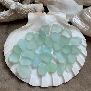 Shades of Blue Sea Glass Mix