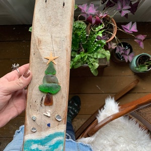 Christmas is Better at the Beach Driftwood Wall Hanging