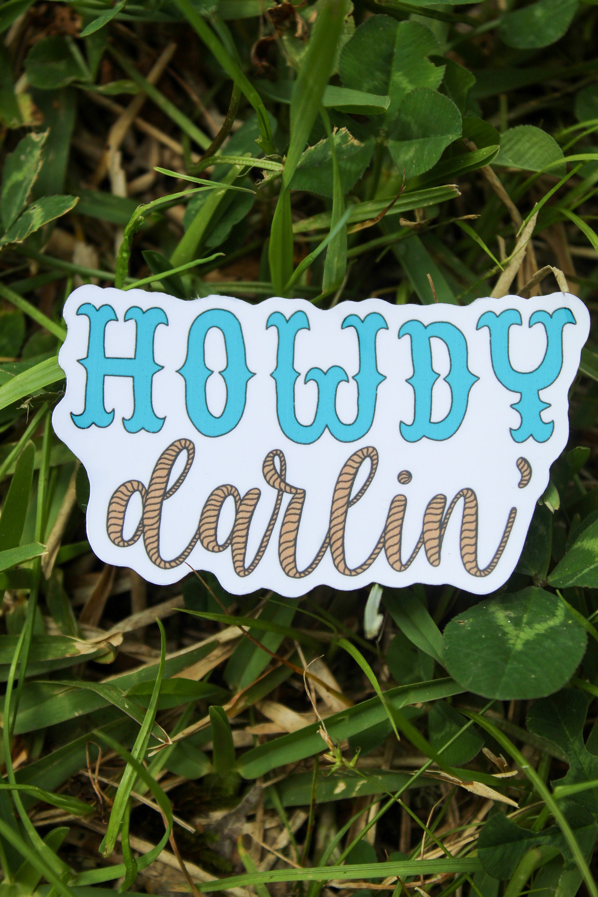 Howdy Darlin' Sticker/ Western Slang Sticker/ Western Etsy