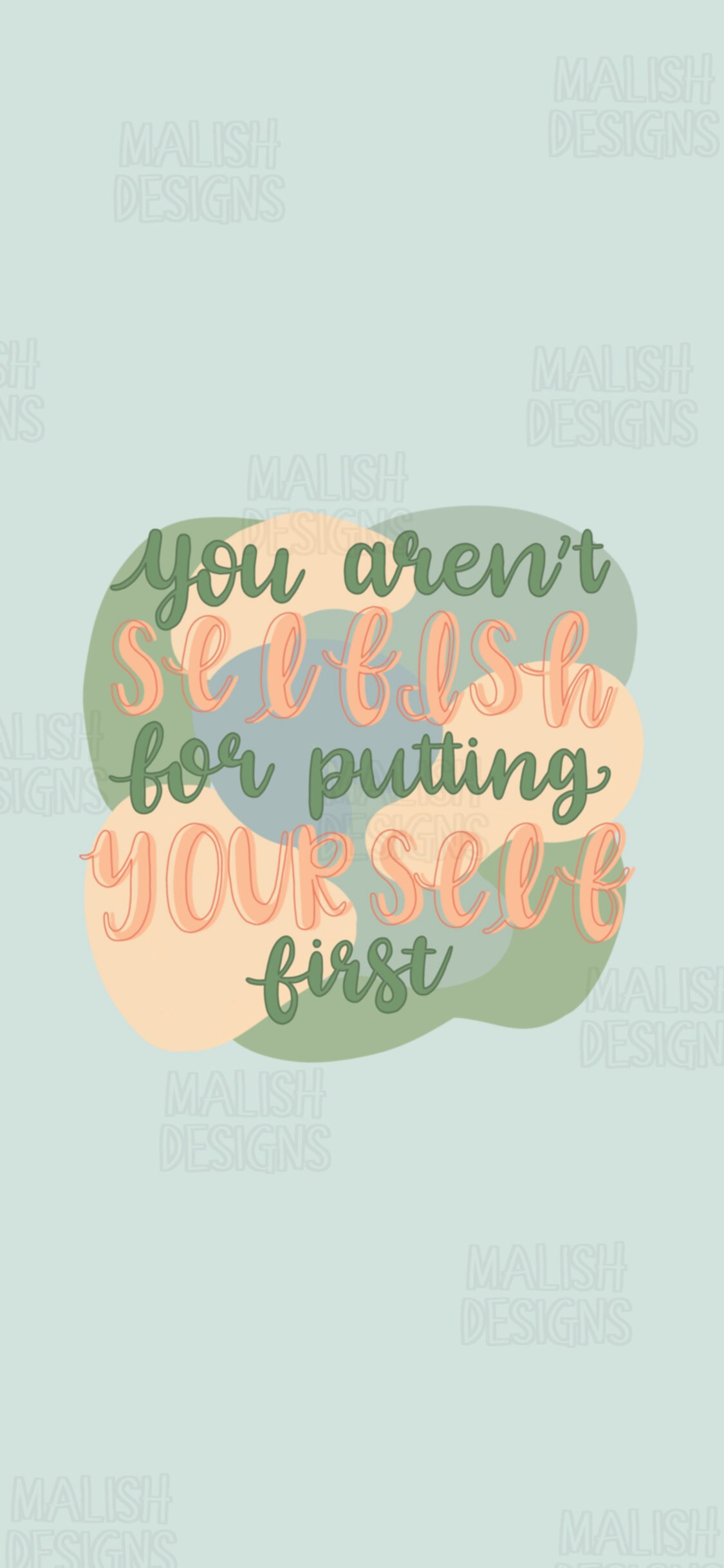 Abstract Quote Phone Wallpaper Digital Download iPhone Etsy