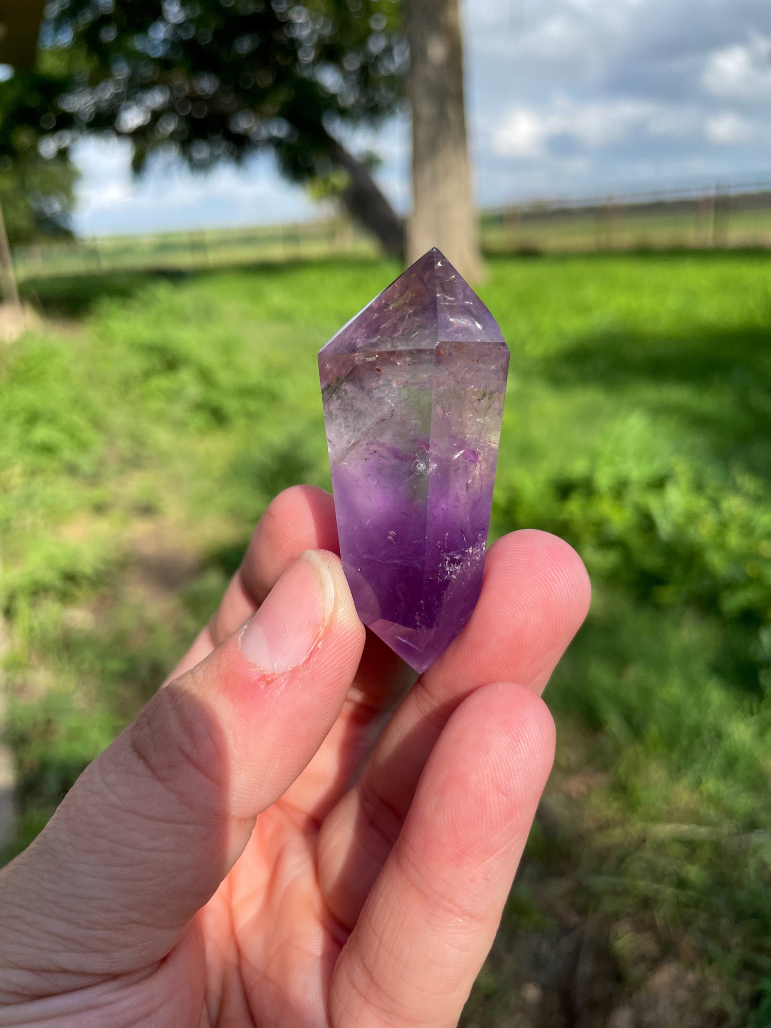 Amethyst Double Point/ Amethyst DT/ Amethyst / Crystal / Etsy